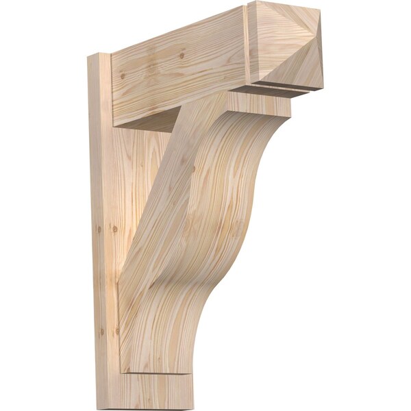 Ekena Millwork Funston Smooth Arts and Crafts Outlooker, Douglas Fir, 7 1/2"W x 22"D x 26"H OUT08X22X26FST03SDF - main